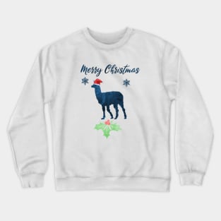 Christmas Llama Crewneck Sweatshirt